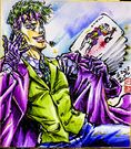 June 19, Rohan Kishibe cosplaying Joker