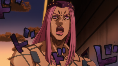 Anasui shocked by the speed of the time acceleration from Made in Heaven