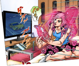 Yasuho experimenting with her Stand