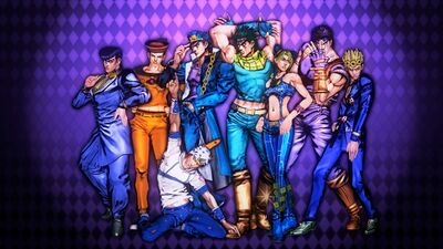 Jonathan and the other main Jojos, All-Star Battle.