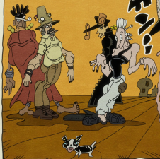 The Joestar Group (including Avdol and Iggy) as depicted in Tohth