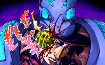 Hit by Gyro's Steel Ball