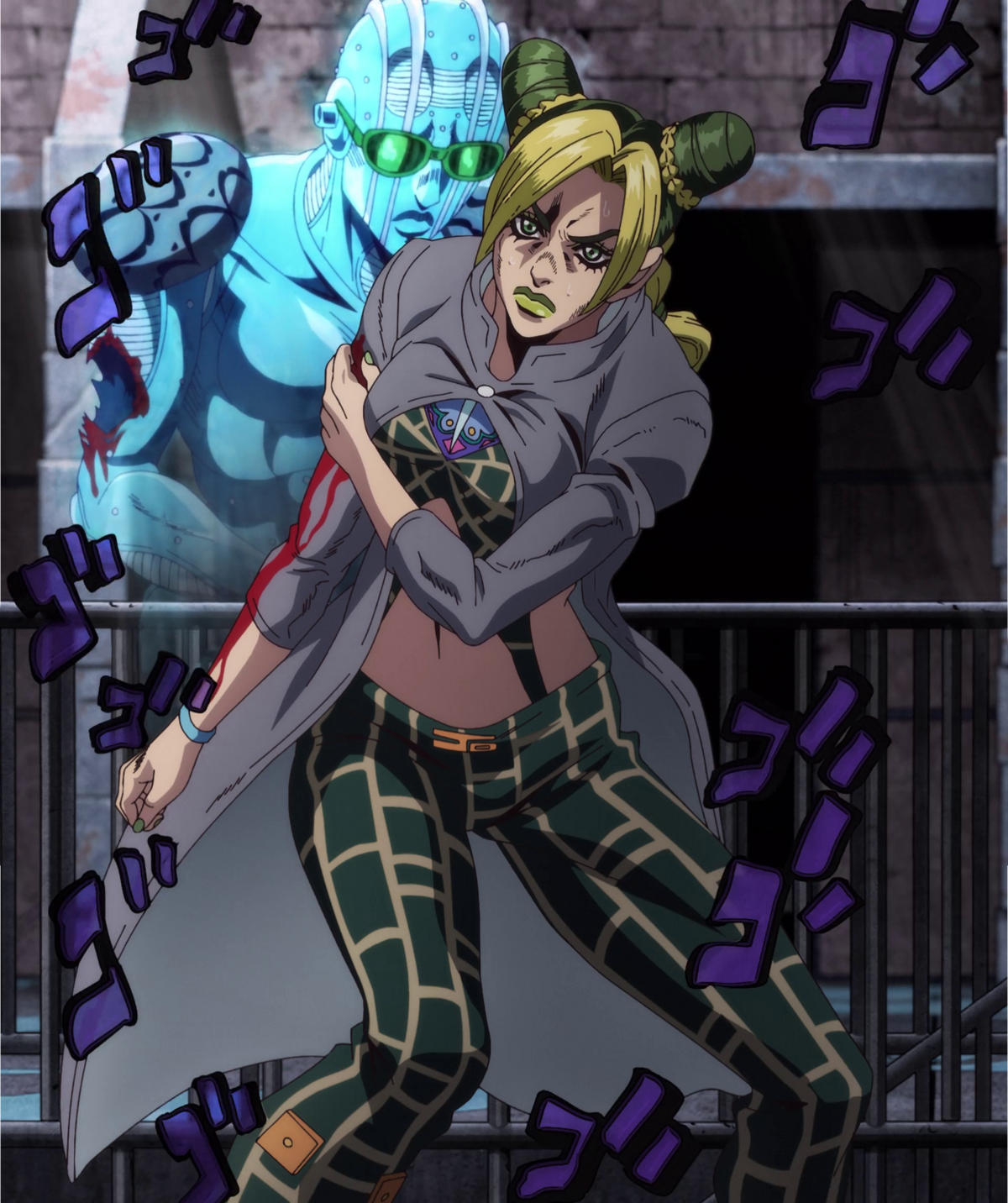 File:Ep 16 Jolyne fullbody.png - JoJo's Bizarre Encyclopedia | JoJo Wiki