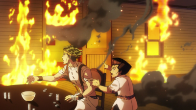 Rohan is alerted by Tamami that his house is on fire