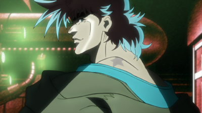 Young Joseph's birthmark in the anime