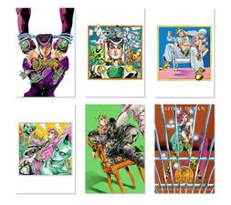 Hirohiko Araki JoJo Exhibition 2012 Postcards