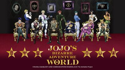 JOJO'S BIZARRE ADVENTURE WORLD Key Visual