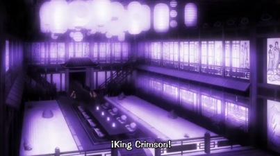 Sora and Shiro shouting King Crimson!!