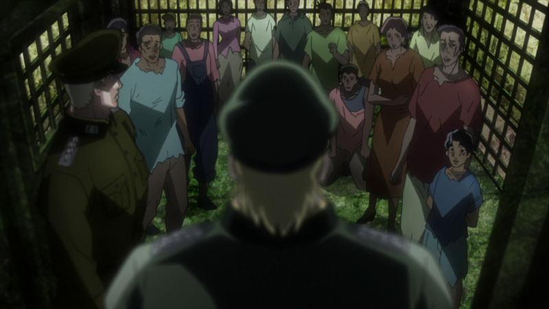 File:Stroheim about to execute prisoners Anime.png