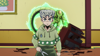 Koichi snips off his hair, freeing himself from Love Deluxe