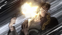 Jotaro shoots himself.png