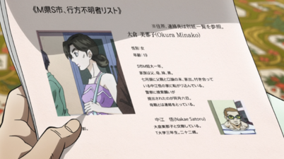 Minako's missing person report