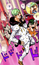 Jobin, Tsurugi, e Iwasuke começam a sentir o efeito do Ozon Baby