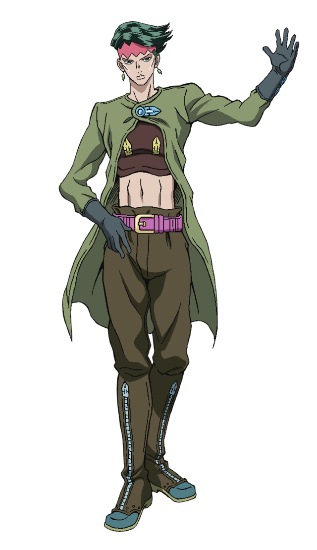 File:Rohan BTD Outfit Anime.png - JoJo's Bizarre Encyclopedia | JoJo Wiki