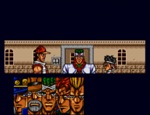 Oingo and Boingo in JoJo's Bizarre Adventure (SFC Game)