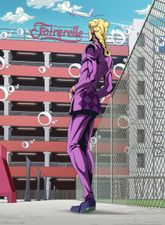 Giorno looking at a building