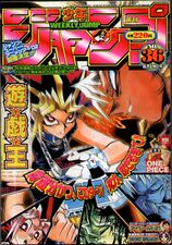 Edição #36 de 2002, com Yu☆Gi☆Oh! na capa, onde foi publicado o Capítulo 126 (Stone Ocean)