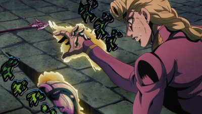 JJBA Golden Wind - Bucciarati destroys Silver Chariot Requiem [HD] 