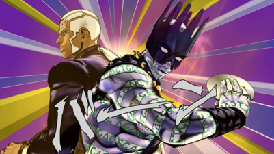 Whitesnake steals the DISC from an opponent in Pucci's GHA