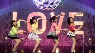 The idol groups ANGERME does JoJo SFX Go Go Go in their official