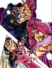 Assaulting a fortune teller as Diavolo takes control