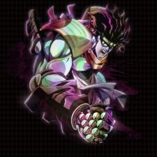 Arte promocional do Star Platinum no anime