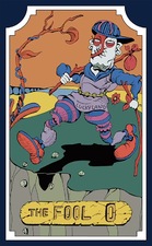 Tarot card representing The Fool