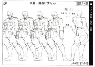 Anime Body Model Sheet