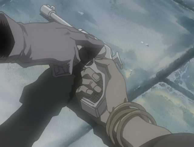 File:Joseph Feels Gun OVA.png - JoJo's Bizarre Encyclopedia | JoJo Wiki