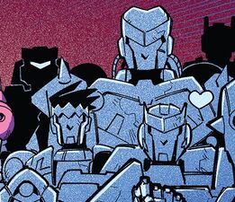 Rohan and Josuke-like Cybertronians in Transformers: Galaxies #8