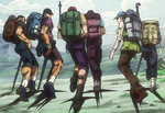 Group of Hikers Anime.png