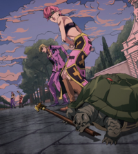 Polnareff holding the arrow.png