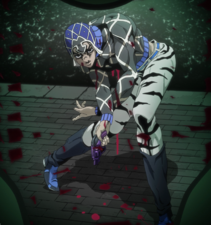 Mista stands firm before Ghiaccio.