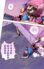 Yasuho drowning and having lost an arm