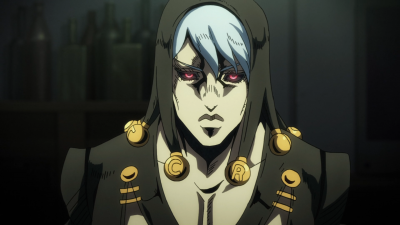 Risotto's first full appearance, Episode 10