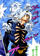 Weather Report summons his Stand