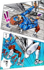 Mista finds himself stuck to the side of the truck