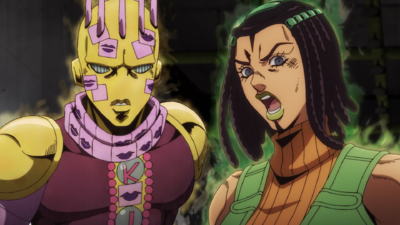 Ermes standing with Kiss