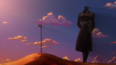 Burying N'Doul next to his cane