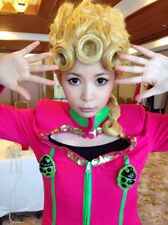 Cosplaying as Giorno Giovanna