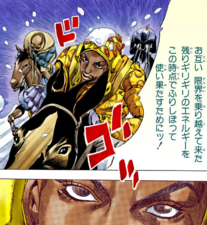 Pocoloco behind Johnny & Gyro in a blizzard
