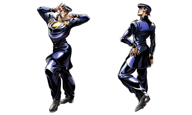 File Asb Josuke Reference Sketch Png Jojo S Bizarre Encyclopedia Jojo Wiki