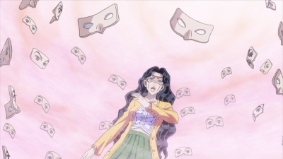 Yukako is forced to choose her own face to restore it.