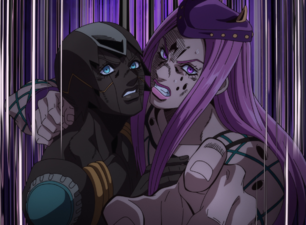 Anasui outraged by Jolyne hugging Weather Report