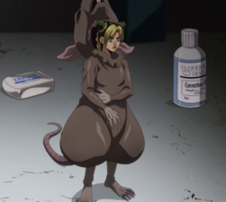Ep 2 Jolyne in the rat costume.png