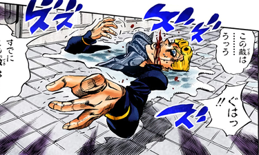 Clash taking Giorno in the water