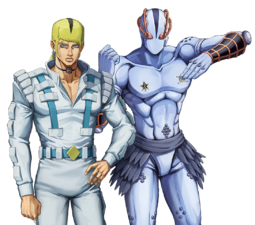 Versus with his Stand