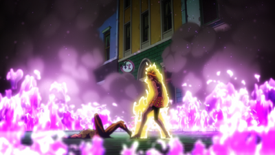 Narancia kills Formaggio