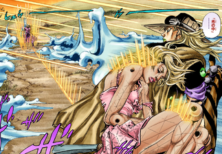 Gyro protects Lucy from Valentine