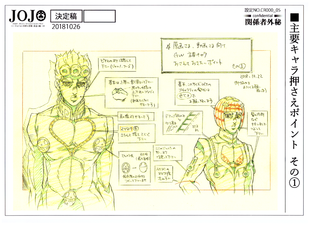 Character Features (Giorno and Bruno)